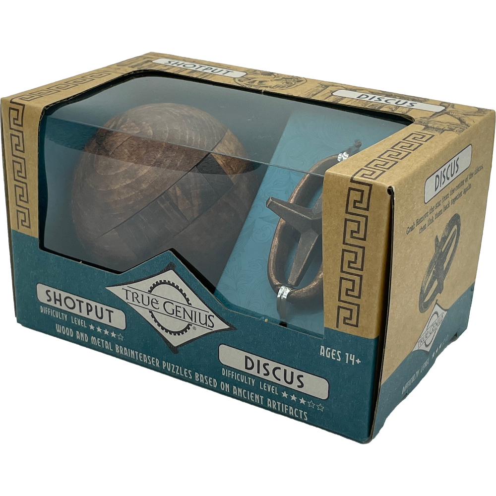 Shotput & Discus Brainteaser Puzzle True Genius (ONLINE ORDER ONLY)