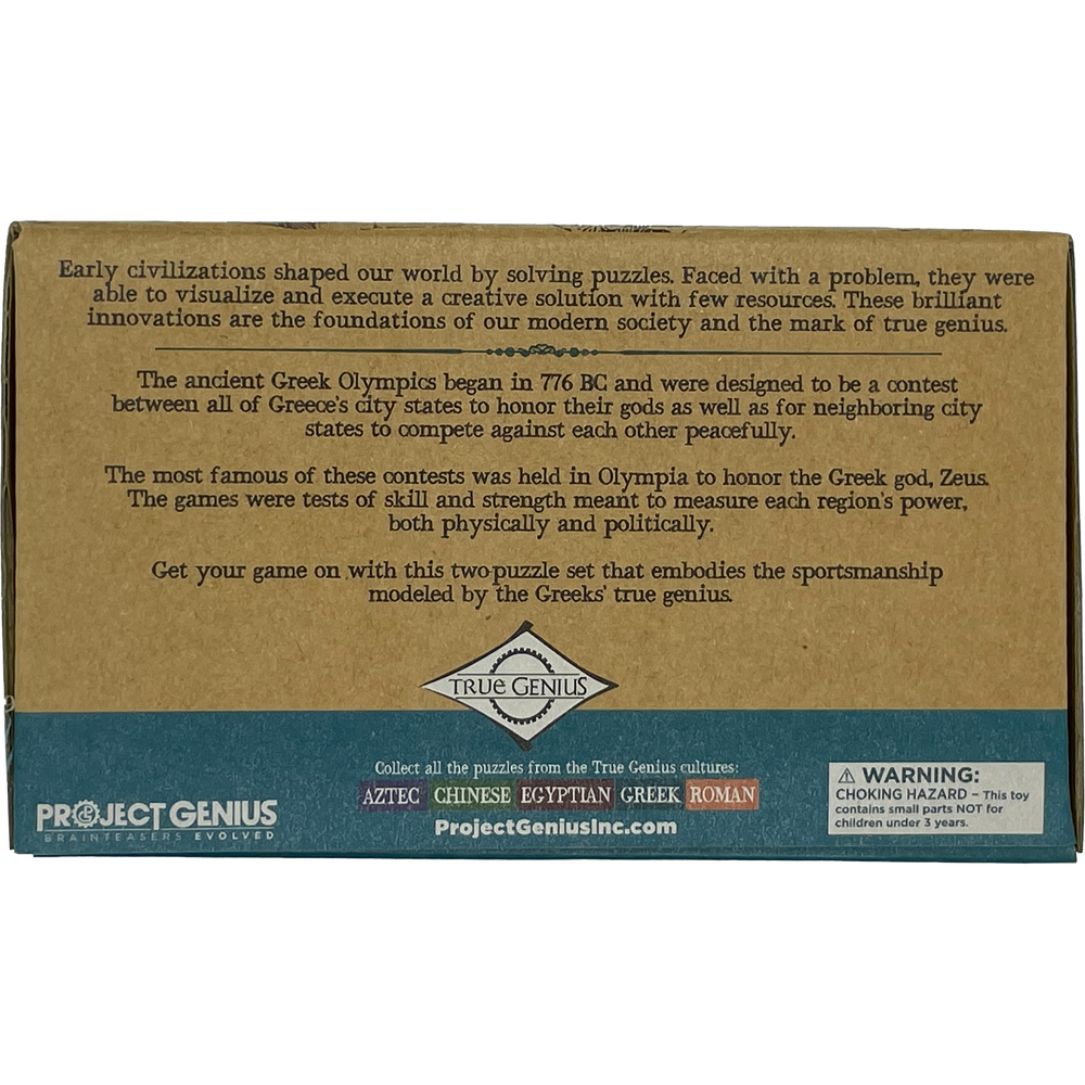 Shotput & Discus Brainteaser Puzzle True Genius (ONLINE ORDER ONLY)