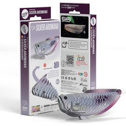 Silver Arowana 3D Cardboard Model Kit Eugy (ONLINE ORDER ONLY)