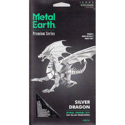 Silver Dragon Premium 3D Steel Model Kit Metal Earth (ONLINE ORDER ONLY)