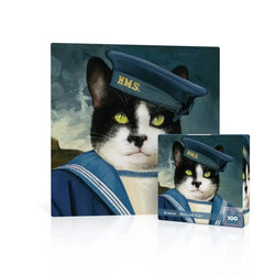 Simon - Sailor Cat 100 Piece Mini Jigsaw Puzzle NYPC (ONLINE ORDER ONLY)