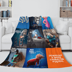 Sing 2 Blanket Flannel Fleece Throw Cosplay Blanket Room Decoration (Online Order Only)