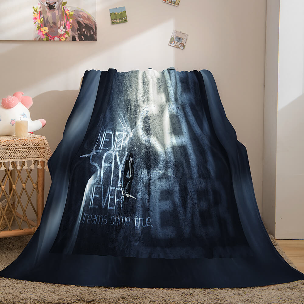 Singer Justin Bieber Flannel Fleece Throw Blanket (Online Order Only)