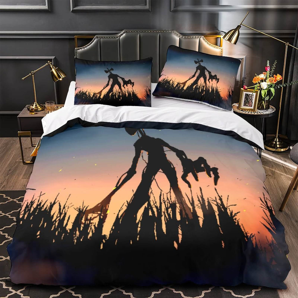 Siren Head Bedding Set Quilt Duvet Cover Without Filler (Online Order Only)