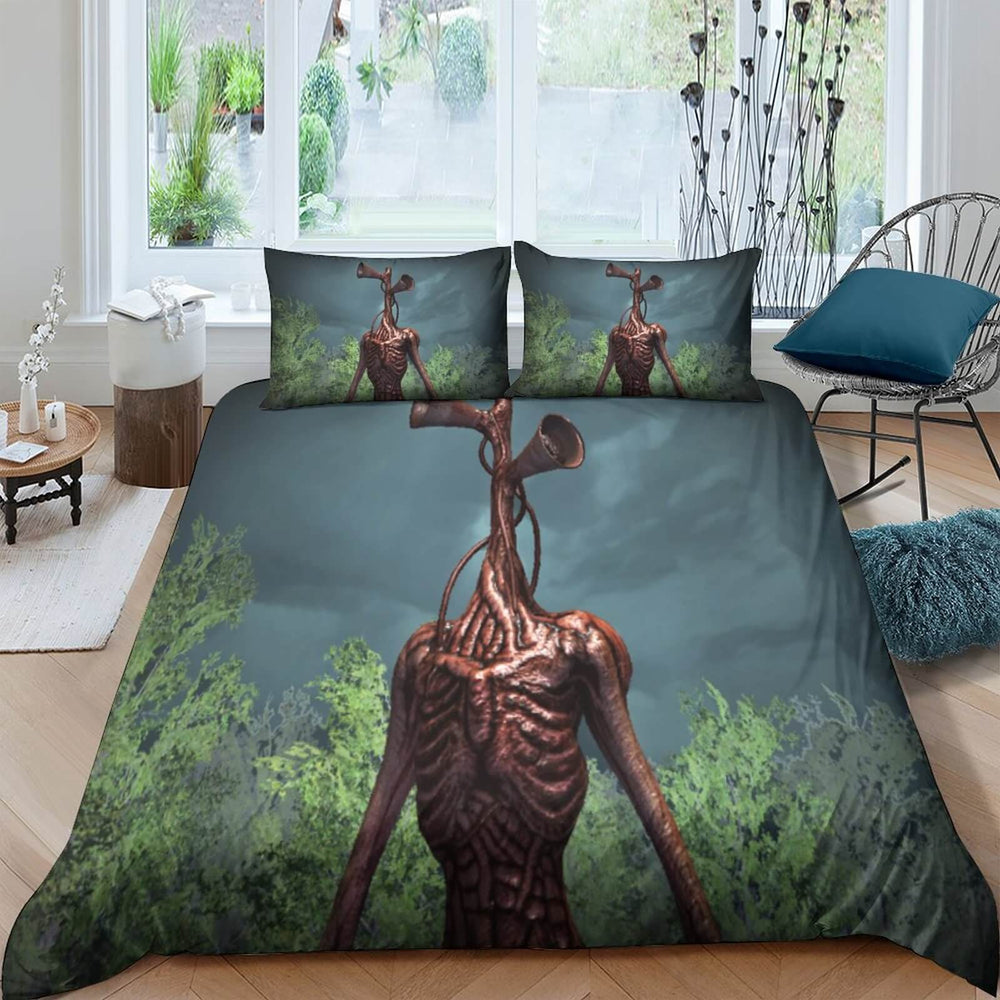 Siren Head Bedding Set Quilt Duvet Cover Without Filler (Online Order Only)