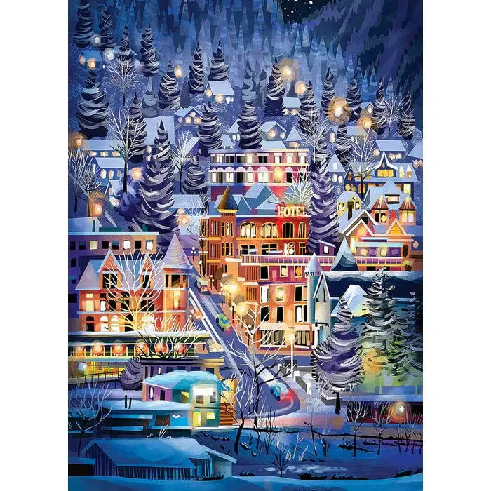 Ski Town 500 Piece Jigsaw Puzzle Cobble Hill (ONLINE ORDER ONLY)