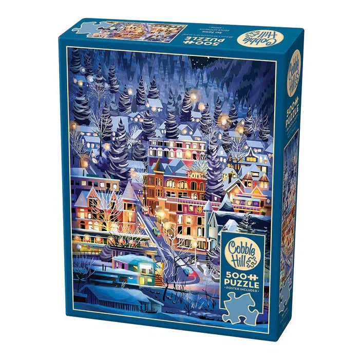 Ski Town 500 Piece Jigsaw Puzzle Cobble Hill (ONLINE ORDER ONLY)