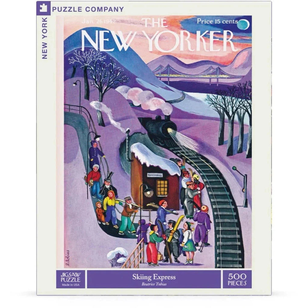 Skiing Express 500 Piece Jigsaw Puzzle NYPC (ONLINE ORDER ONLY)