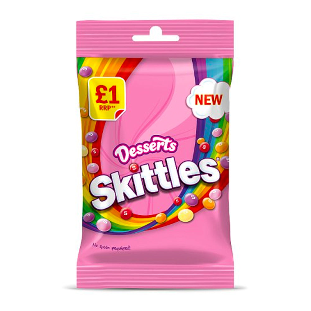 Skittles Vegan Sweets Dessert  (100g) (UK) (ONLINE ORDER ONLY)