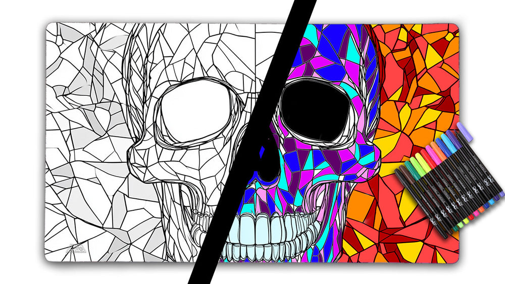 Skull | Color Your Own Playmat Set (ONLINE ORDER ONLY)