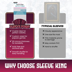 Standard Card Game Card Sleeves (63.5x88mm) 110 Pack, 60 Micron, SKS-8810