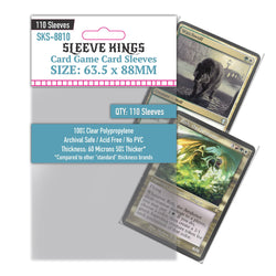 Standard Card Game Card Sleeves (63.5x88mm) 110 Pack, 60 Micron, SKS-8810
