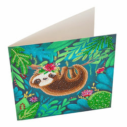Sloth Crystal Art Card Kit Craft Buddy (ONLINE ORDER ONLY)