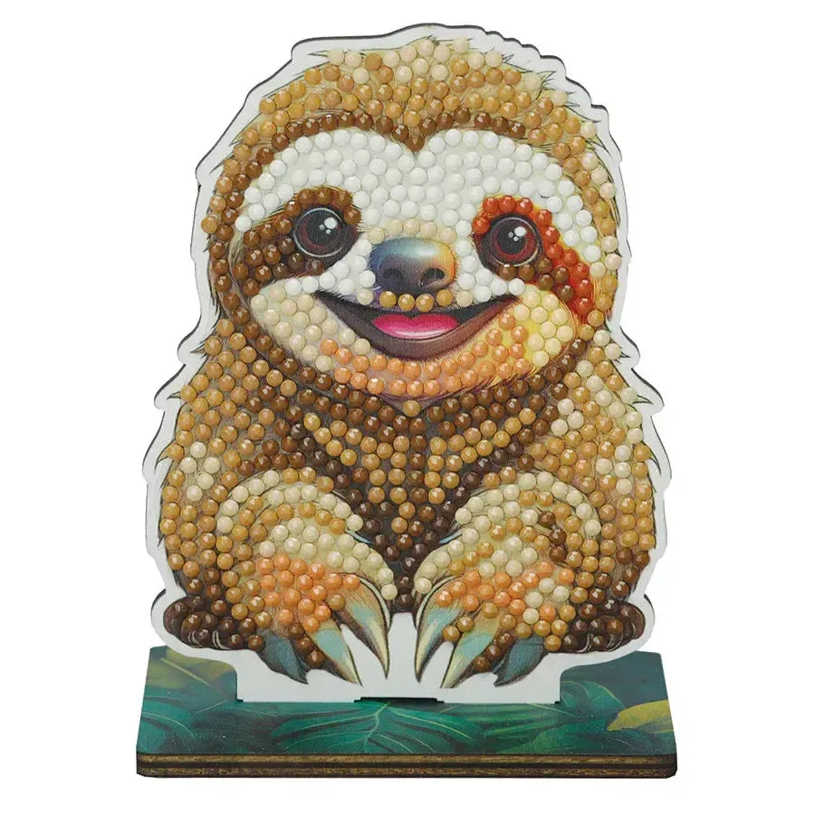 Sloth "Jungle" Crystal Art Buddies Kit Craft Buddy (ONLINE ORDER ONLY)