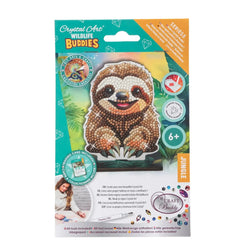 Sloth "Jungle" Crystal Art Buddies Kit Craft Buddy (ONLINE ORDER ONLY)