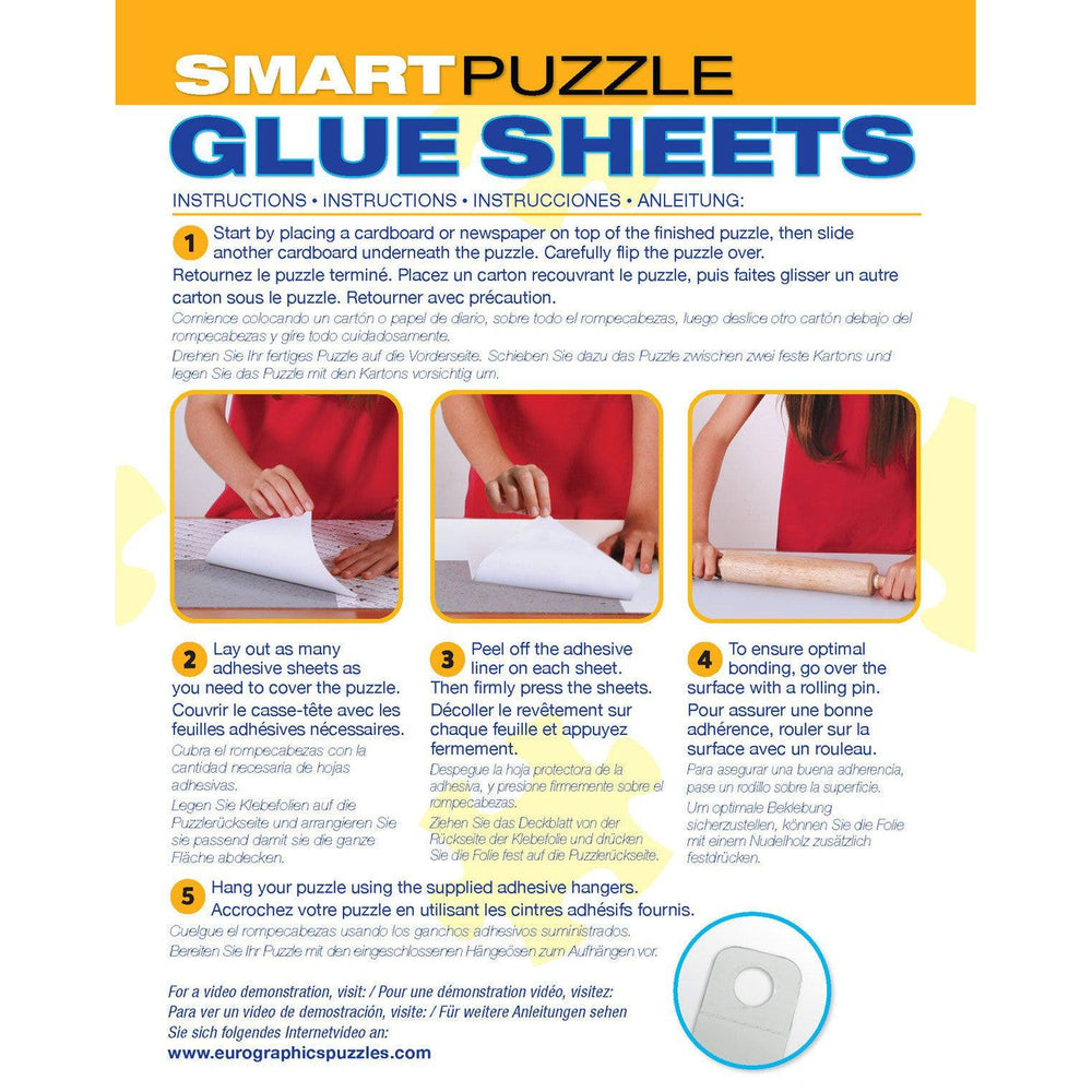 Smart Puzzle Glue Sheets Eurographics (ONLINE ORDER ONLY)