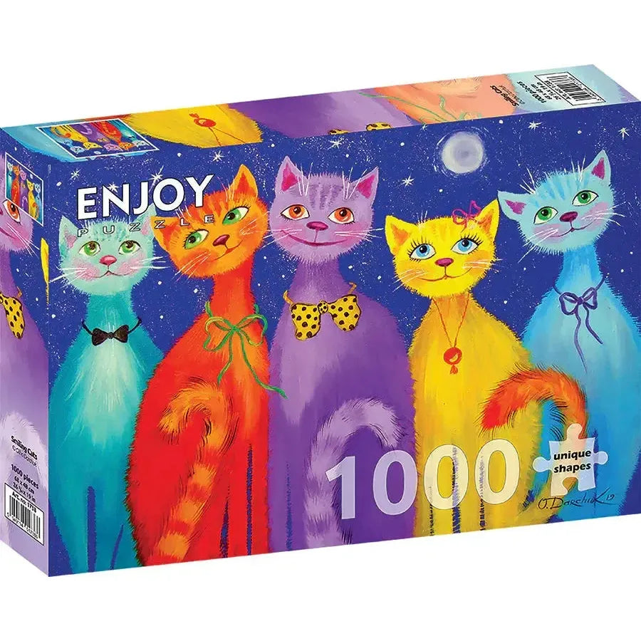 Smiling Cats 1000 Piece Jigsaw Puzzle Enjoy (ONLINE ORDER ONLY)