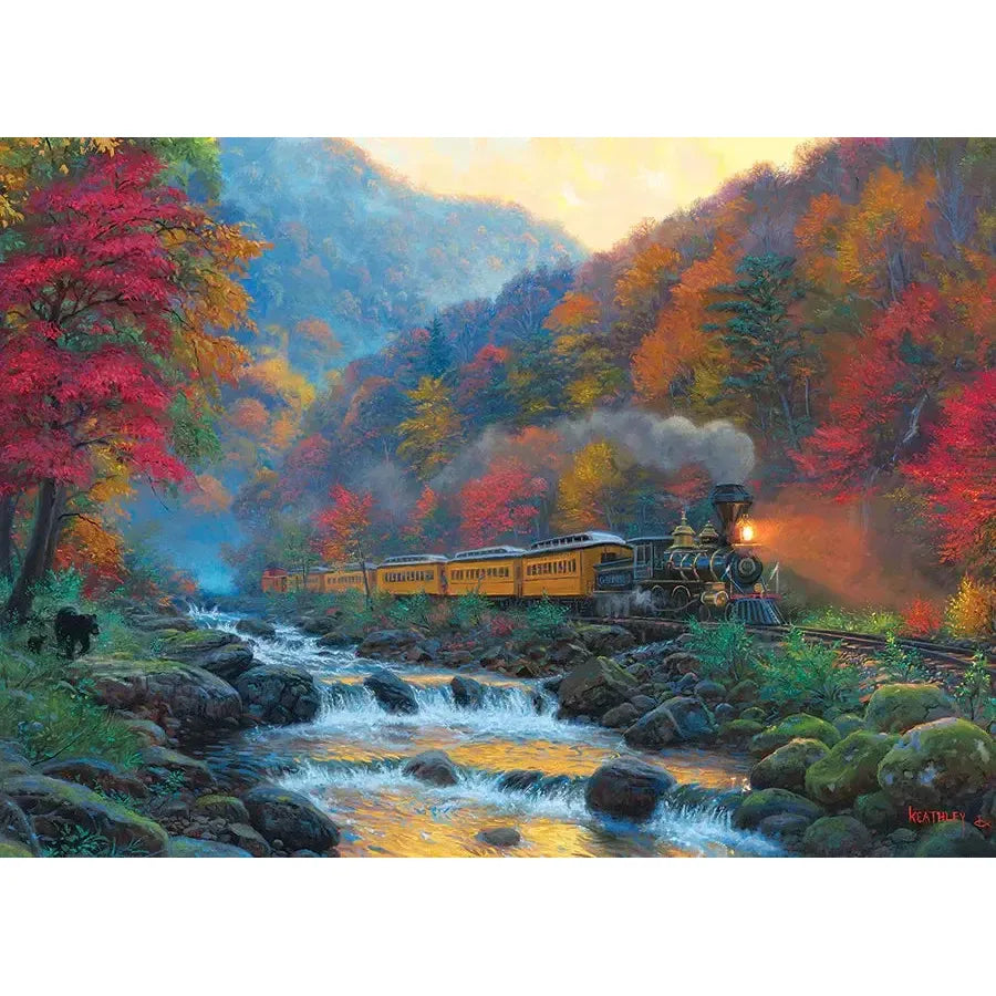 Smoky Train 1000 Piece Jigsaw Puzzle Cobble Hill (ONLINE ORDER ONLY)