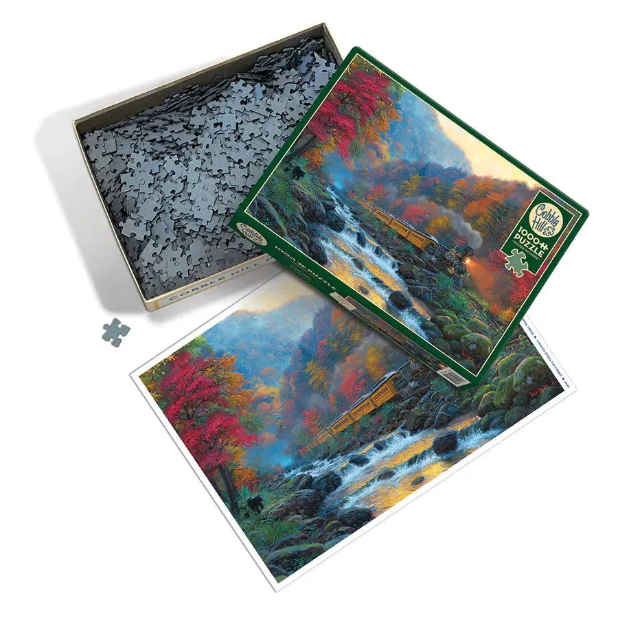 Smoky Train 1000 Piece Jigsaw Puzzle Cobble Hill (ONLINE ORDER ONLY)