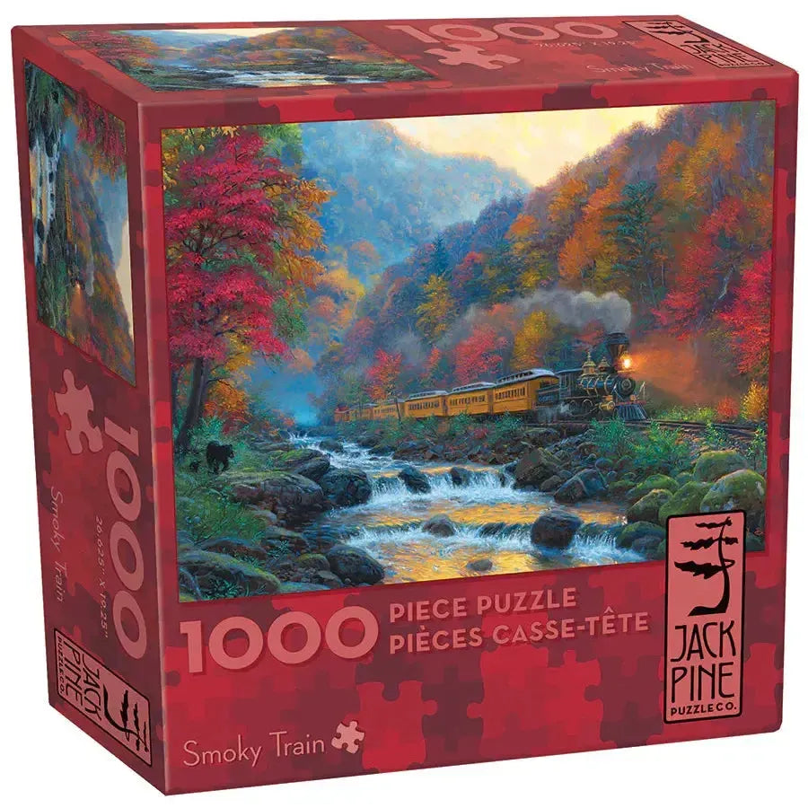 Smoky Train 1000 Piece Jigsaw Puzzle Jack Pine (ONLINE ORDER ONLY)