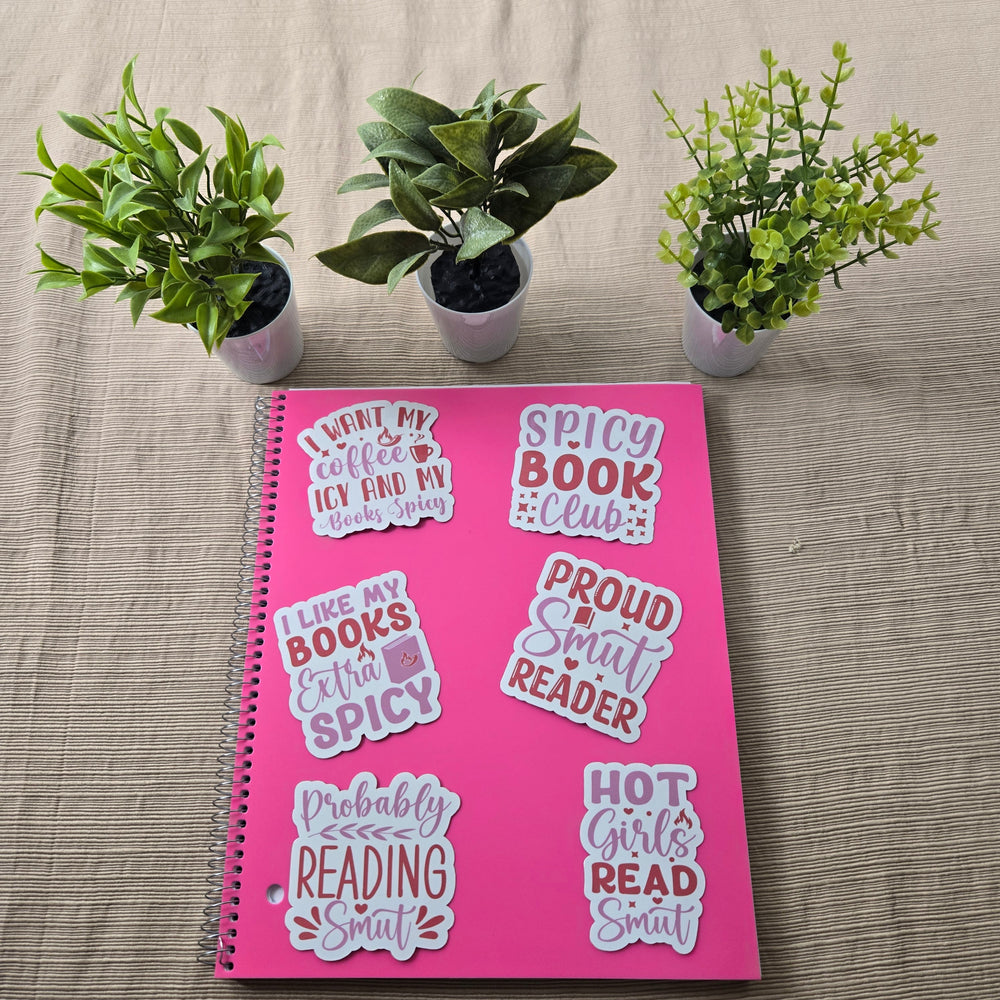Spicy Reading Quotes Sticker (ONLINE ORDER ONLY)