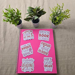 Spicy Reading Quotes Sticker (ONLINE ORDER ONLY)