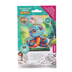 Snake "Jungle" Crystal Art Buddies Kit Craft Buddy (ONLINE ORDER ONLY)