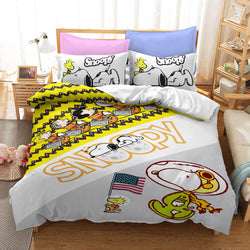 Snoopy Bedding Set Quilt Duvet Covers Without Filler (Online Order Only)