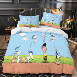 Snoopy Duvet Cover Kids Room Bedding Set Without Filler (ONLINE ORDER ONLY)