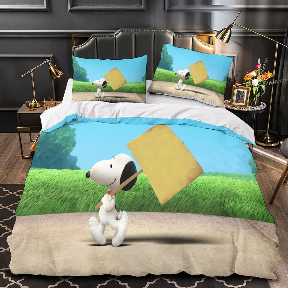 Snoopy Duvet Cover Kids Room Bedding Set Without Filler (ONLINE ORDER ONLY)