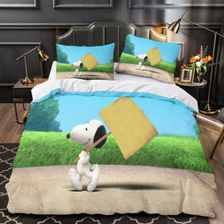 Snoopy Duvet Cover Kids Room Bedding Set Without Filler (ONLINE ORDER ONLY)