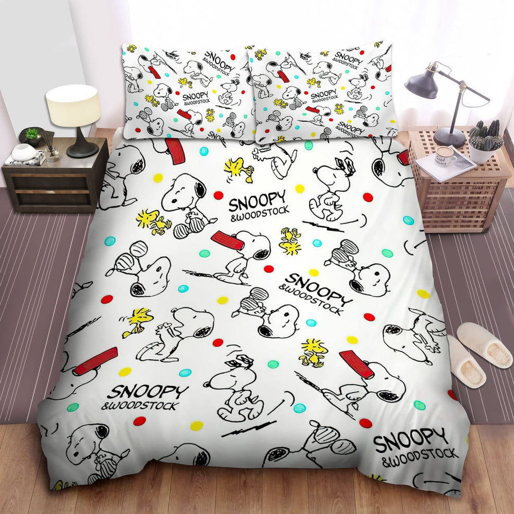 Snoopy Duvet Cover Pattern Kids Bedding Sets Without Filler (ONLINE ORDER ONLY)
