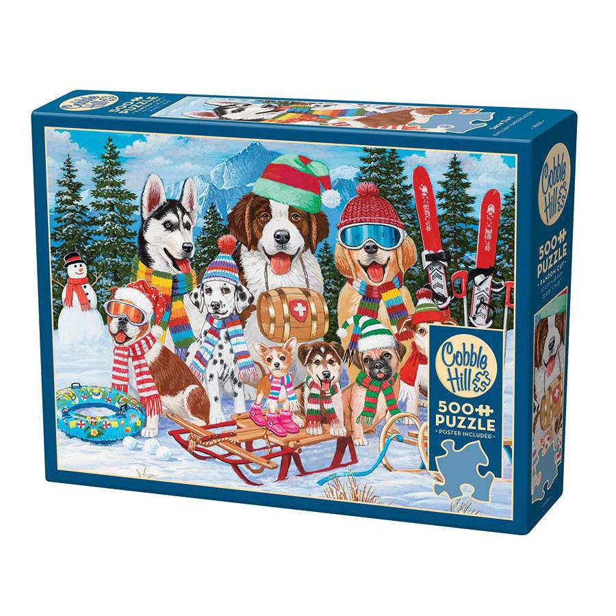 Snow Day! 500 Piece Jigsaw Puzzle Cobble Hill (ONLINE ORDER ONLY)