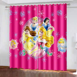Snow White Curtains Cosplay Blackout Window Drapes (Online Order Only)