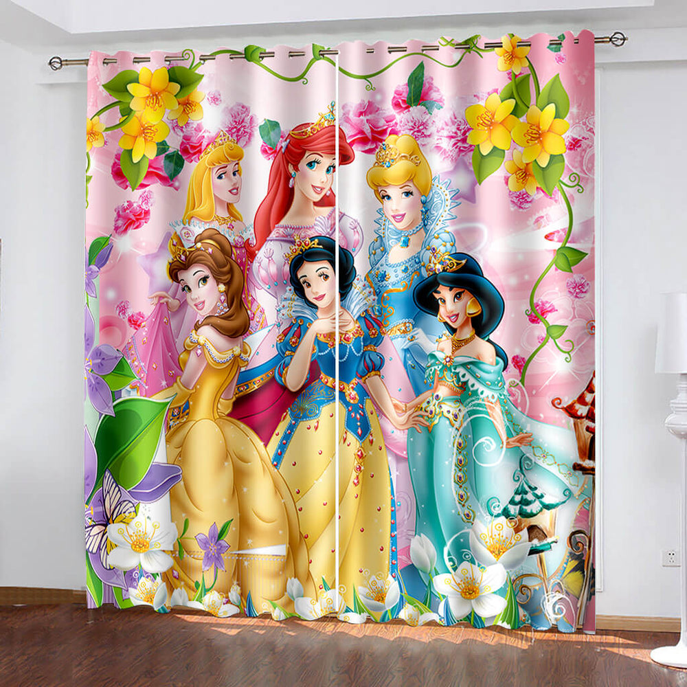Snow White Curtains Cosplay Blackout Window Drapes (Online Order Only)