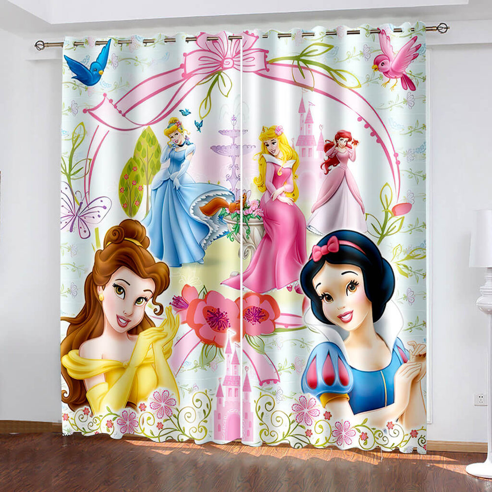 Snow White Curtains Cosplay Blackout Window Drapes (Online Order Only)