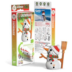 Snowman 3D Cardboard Model Kit Eugy (ONLINE ORDER ONLY)