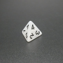 Snowy Owl - 7 Piece DnD Dice Set | Acrylic RPG Gaming Dice (ONLINE ORDER ONLY)