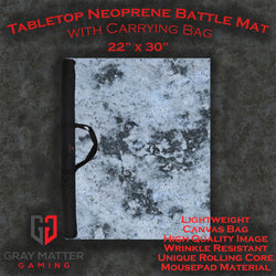 Snowy Tundra - Neoprene Battle Mat with Bag (Online Order Only)