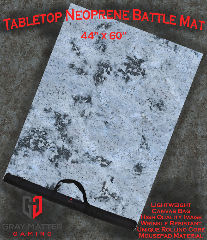 Snowy Tundra - Neoprene Battle Mat with Bag (Online Order Only)