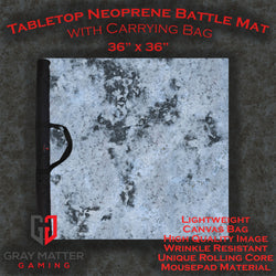 Snowy Tundra - Neoprene Battle Mat with Bag (Online Order Only)