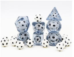 Soccer Ball RPG Dice Set (ONLINE ORDER ONLY)