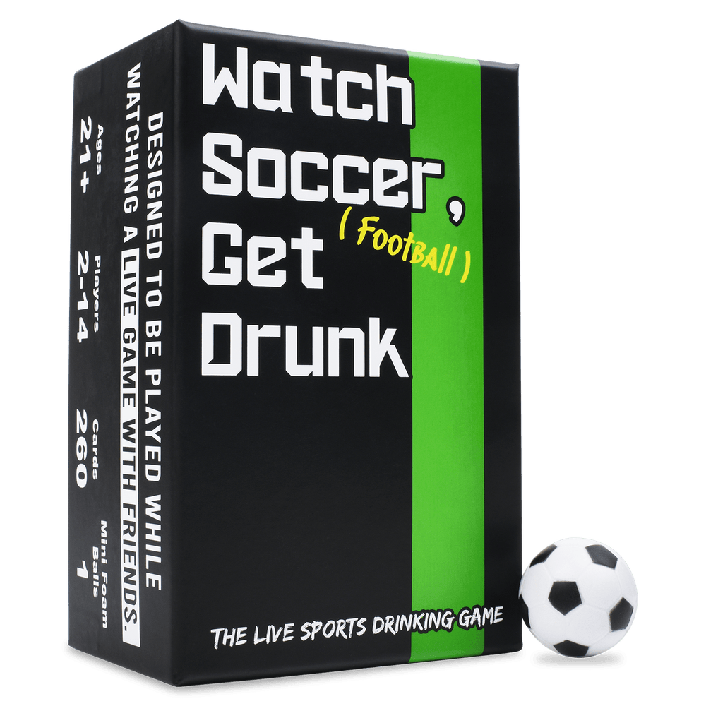 WATCH SOCCER, GET DRUNK - The Live Soccer Drinking Game (Online Order Only)