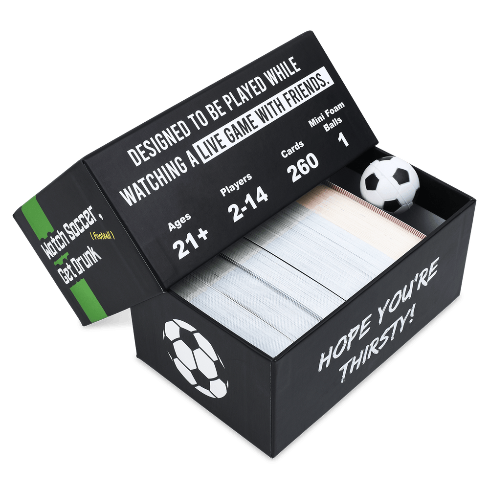 WATCH SOCCER, GET DRUNK - The Live Soccer Drinking Game (Online Order Only)