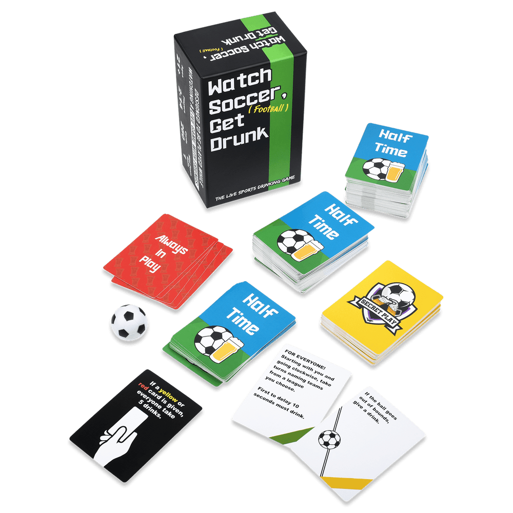 WATCH SOCCER, GET DRUNK - The Live Soccer Drinking Game (Online Order Only)