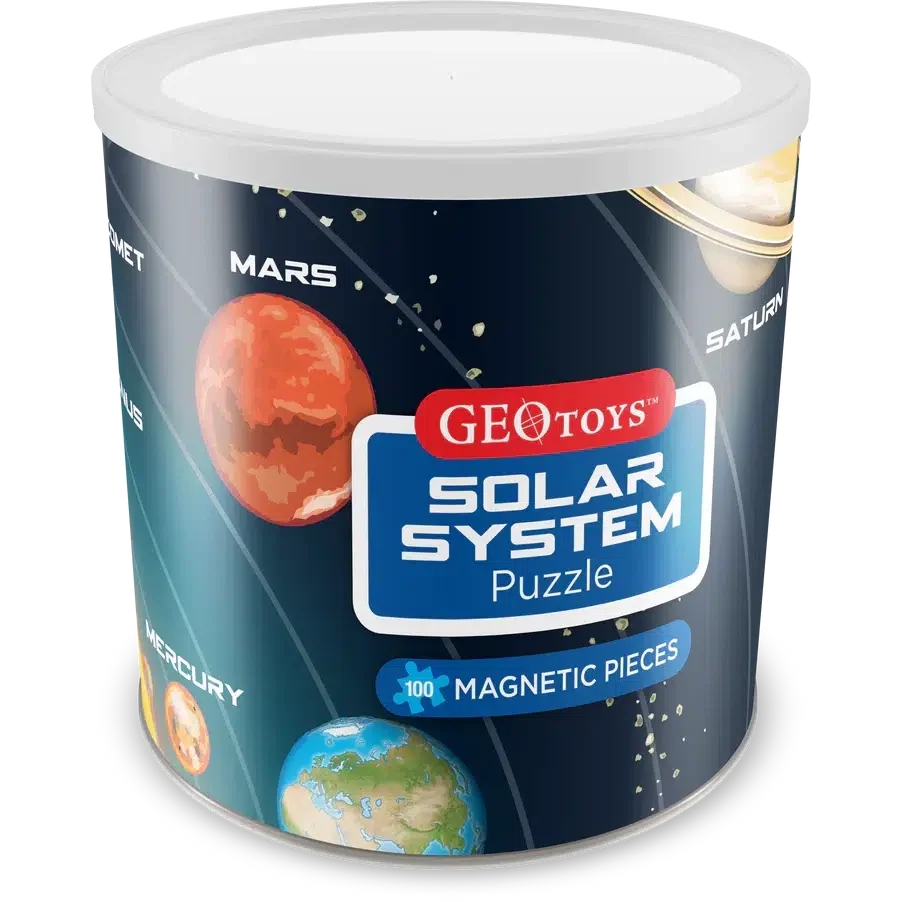 Solar System 100 Piece Magnetic Jigsaw Puzzle Geotoys (ONLINE ORDER ONLY)