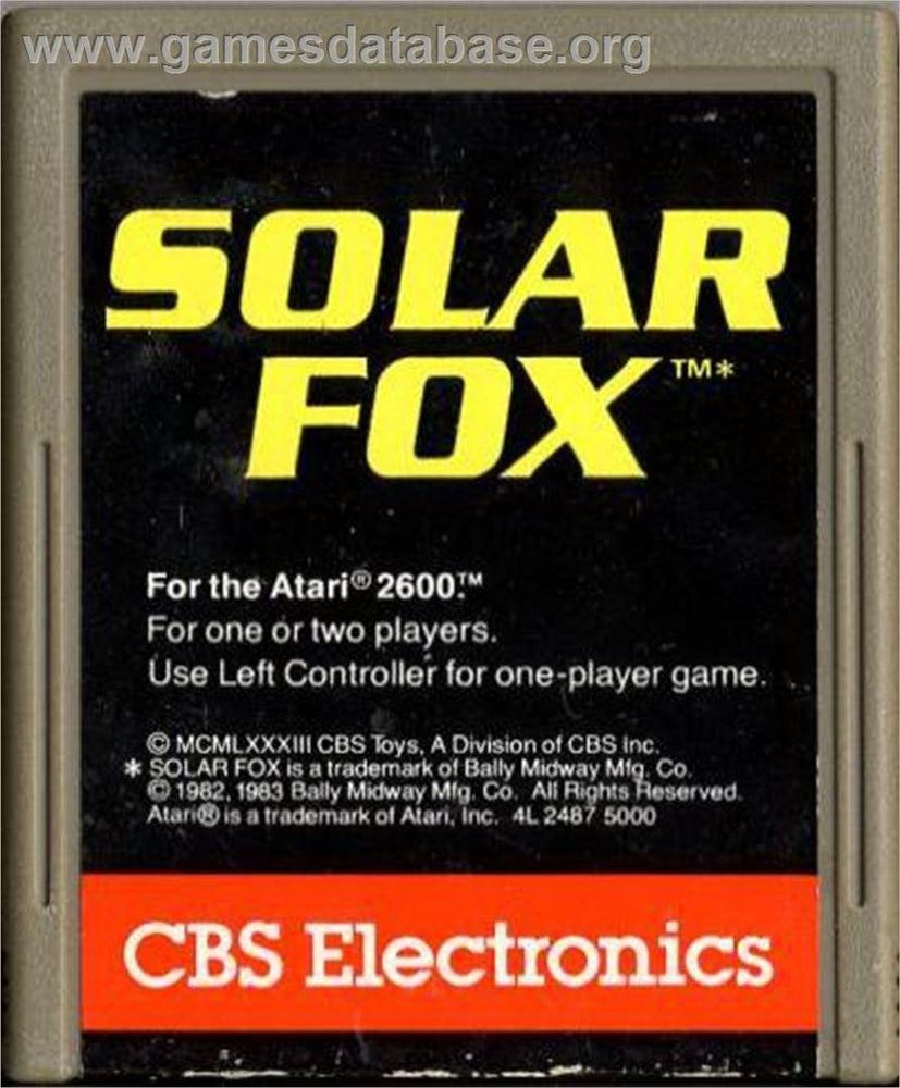 Solar Fox (Atari 2600) (Online Only)