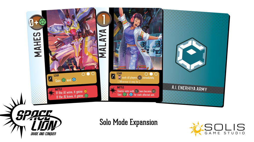 Solo Mode Expansion ( Space Lion: Divide and Conquer ) (ONLINE ORDER ONLY)