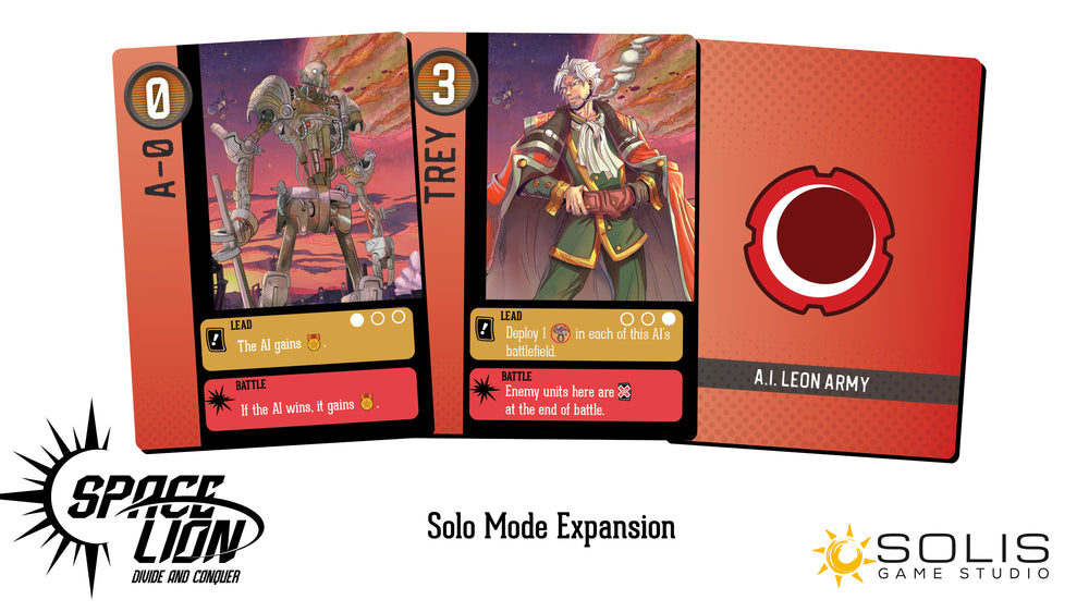 Solo Mode Expansion ( Space Lion: Divide and Conquer ) (ONLINE ORDER ONLY)