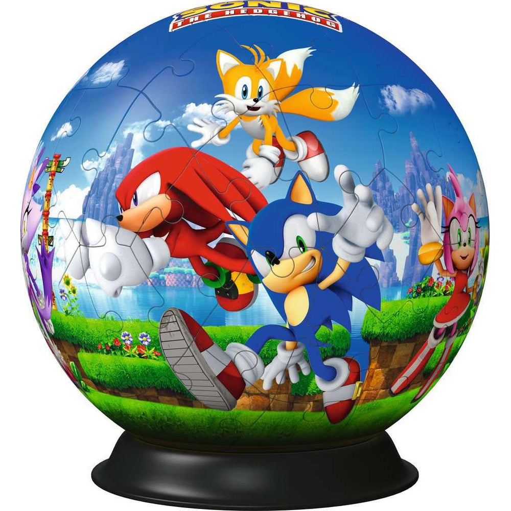 Sonic the Hedgehog Ball 73 Piece 3D Jigsaw Puzzle Ravensburger (ONLINE ORDER ONLY)